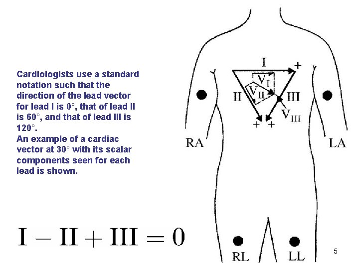 Cardiologists use a standard notation such that the direction of the lead vector for