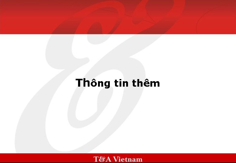 Thông tin thêm 