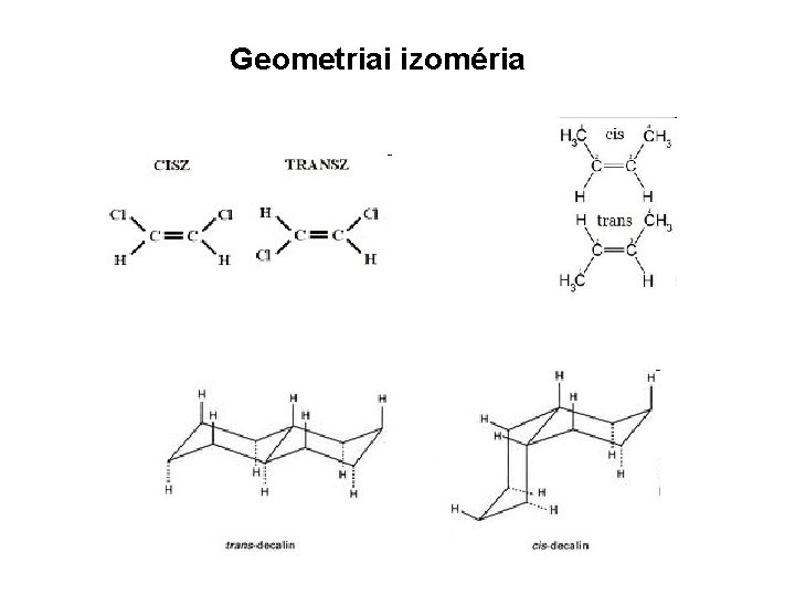 Geometriai izoméria 