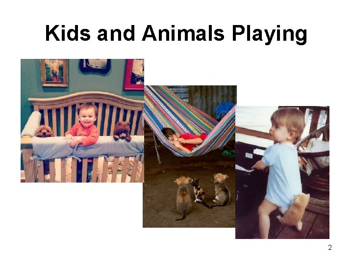 Kids and Animals Playing 2 