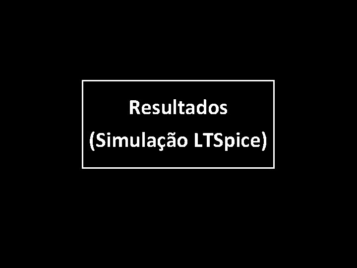 Resultados (Simulação LTSpice) 