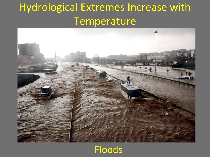 Hydrological Extremes Increase with Temperature Floods 