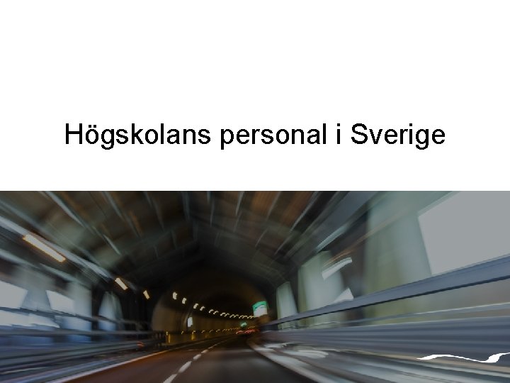 Högskolans personal i Sverige 