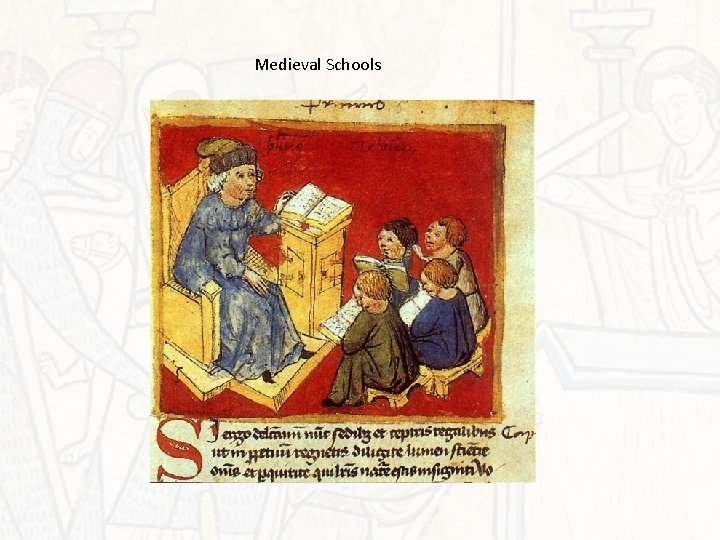 Medieval Schools 