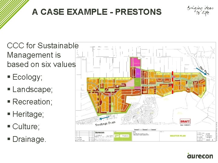A CASE EXAMPLE - PRESTONS CCC for Sustainable Management is based on six values
