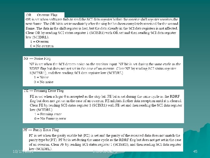 10/17/2021 Intro to Lab 3 45 