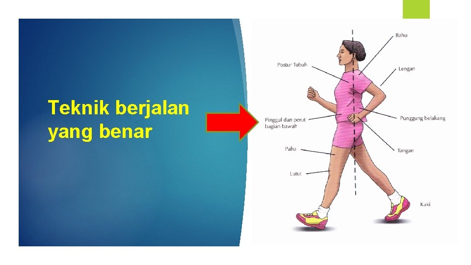 Teknik berjalan yang benar 