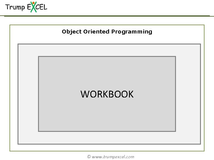 Object Oriented Programming WORKBOOK © www. trumpexcel. com 