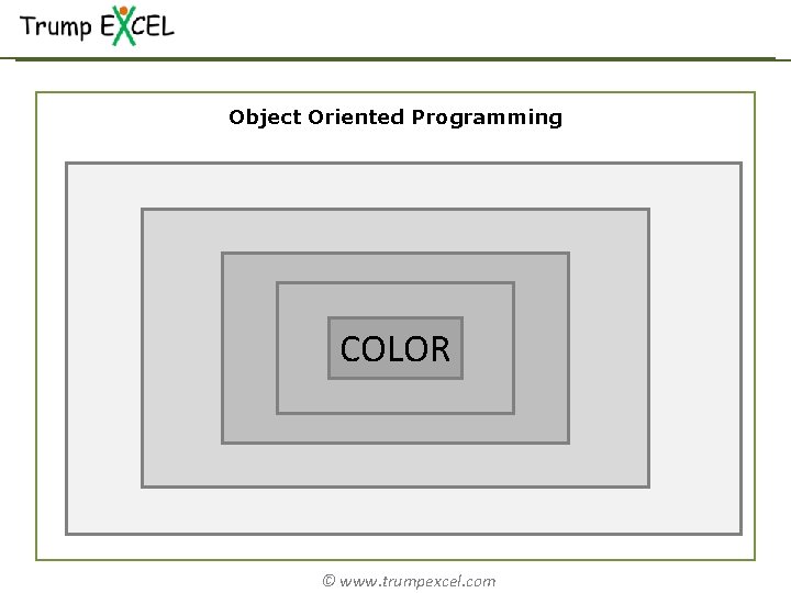 Object Oriented Programming COLOR © www. trumpexcel. com 