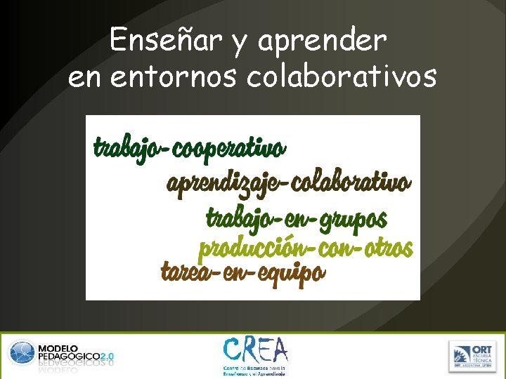 Enseñar y aprender en entornos colaborativos 