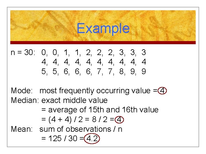 Example n = 30: 0, 0, 1, 1, 2, 2, 2, 3, 3, 3