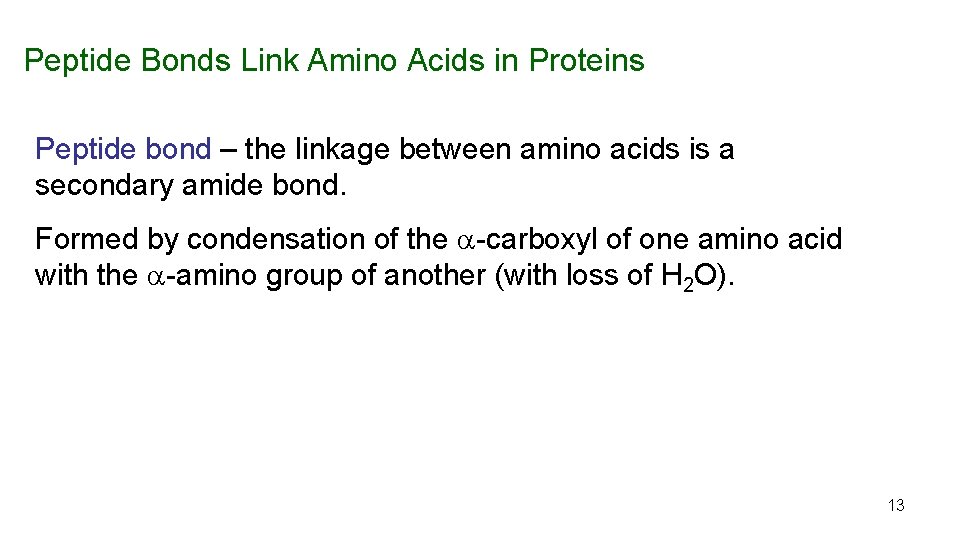 Module 4 Biochemistry Section 2 Amino Acids and