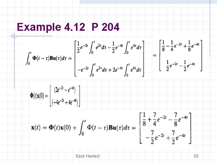 Example 4. 12 P 204 Basil Hamed 65 