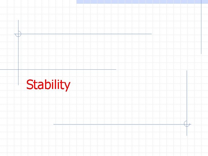 Stability 