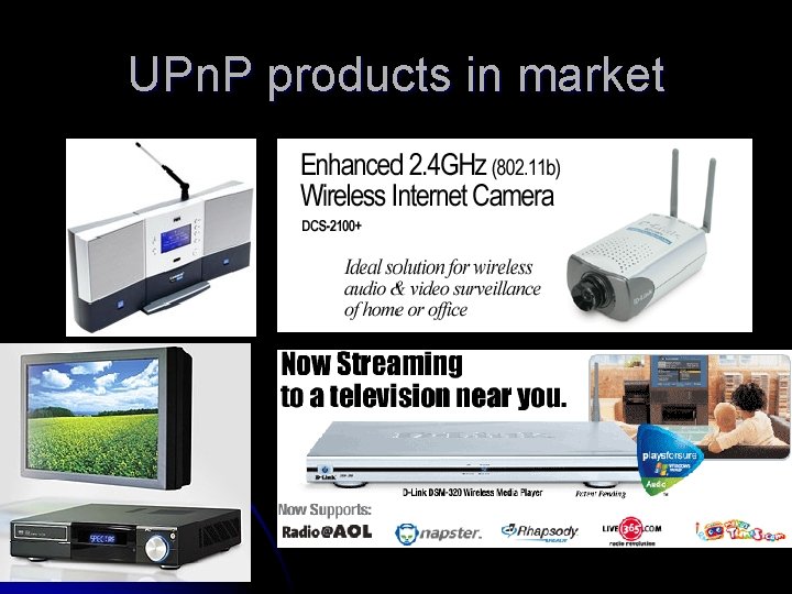 UPn. P products in market 