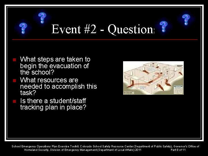 Event #2 - Questions n n n What steps are taken to begin the