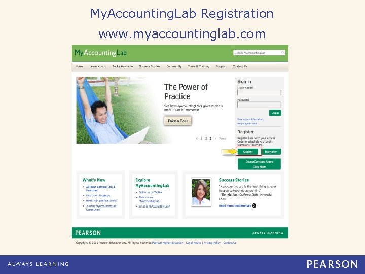 My. Accounting. Lab Registration www. myaccountinglab. com 