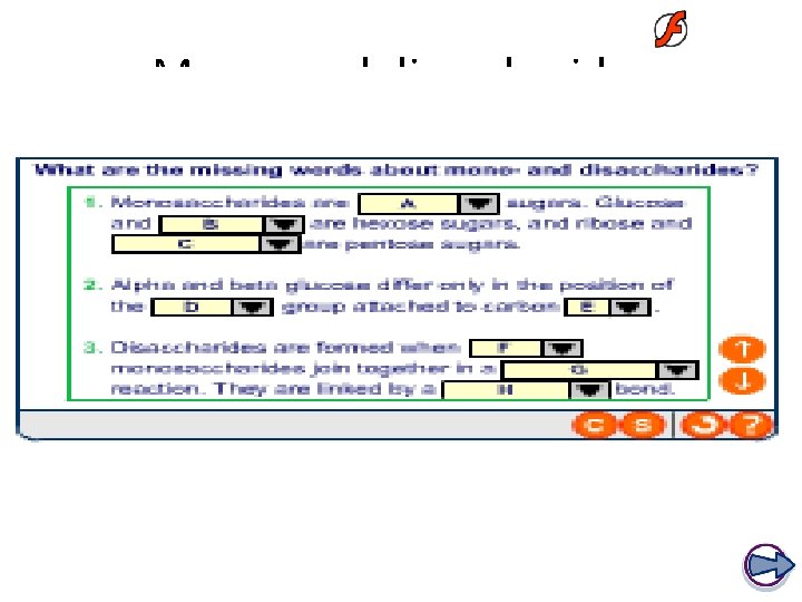 Mono- and disaccharides 