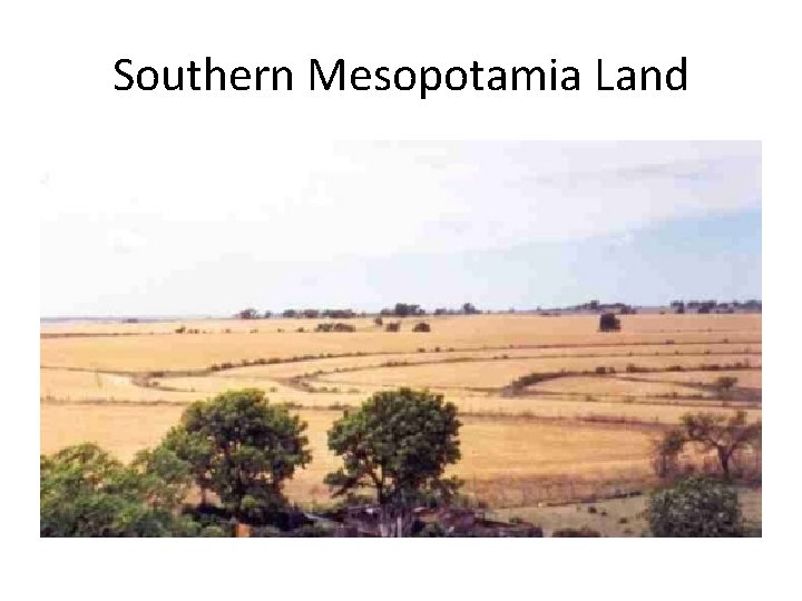 Southern Mesopotamia Land 