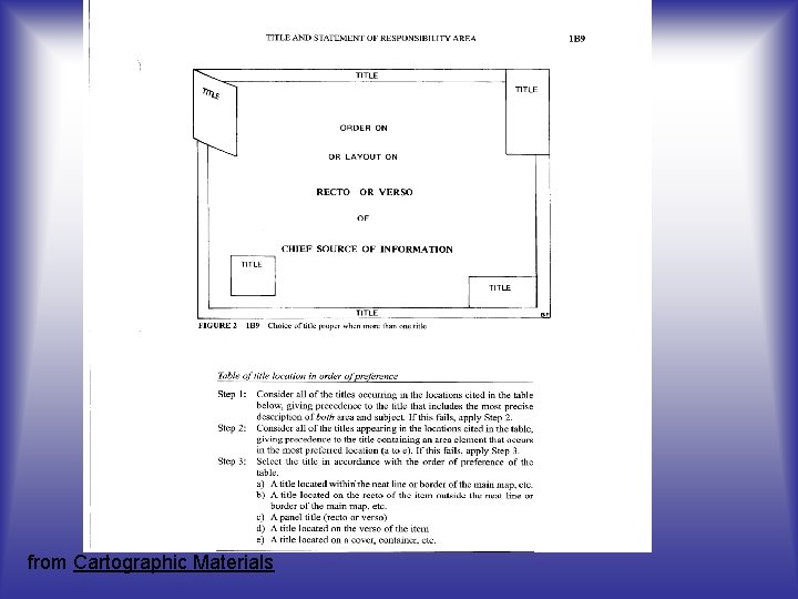 from Cartographic Materials 