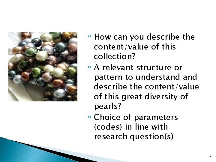  How can you describe the content/value of this collection? A relevant structure or
