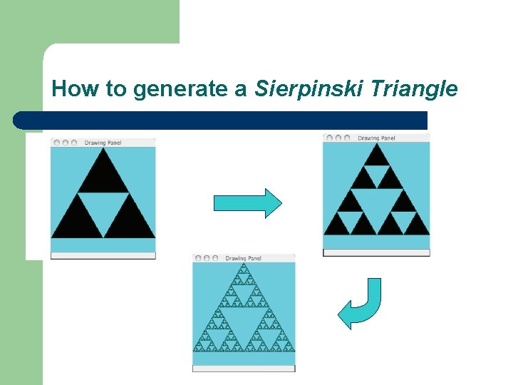 How to generate a Sierpinski Triangle How to generate a Sierpinski Triangle