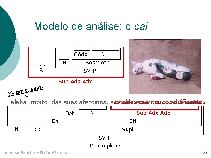 Modelo de análise: o cal CAdx N Trasp S ng. i s. s r
