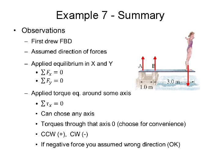 Example 7 - Summary • 