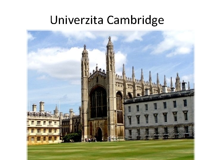 Univerzita Cambridge 