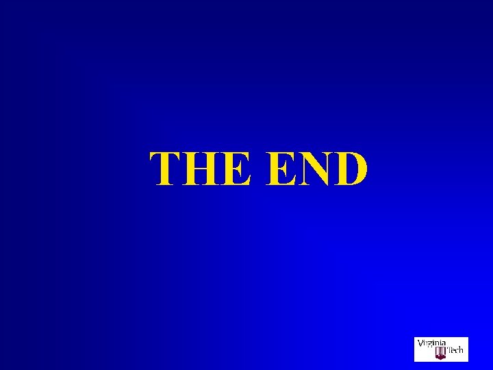 THE END 