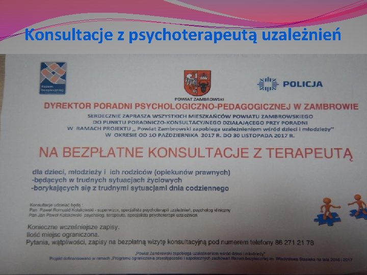 Konsultacje z psychoterapeutą uzależnień 