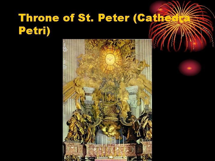 Throne of St. Peter (Cathedra Petri) 
