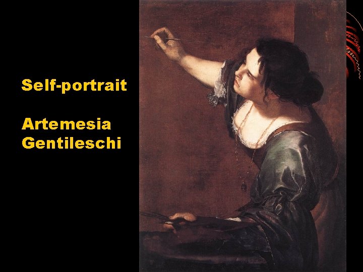 Self-portrait Artemesia Gentileschi 