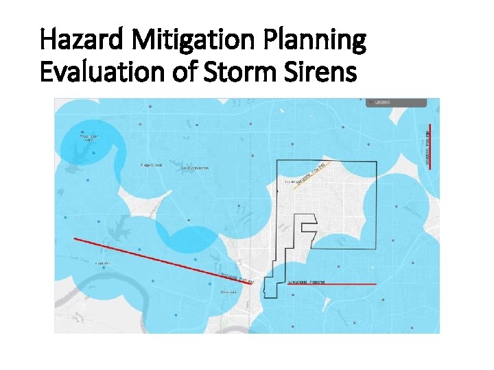 Hazard Mitigation Planning Evaluation of Storm Sirens 