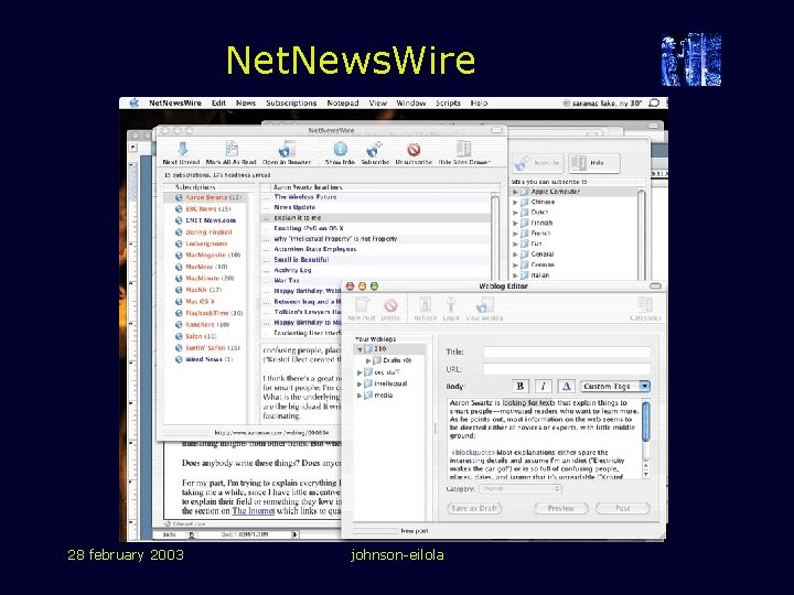 Net. News. Wire 28 february 2003 johnson-eilola 