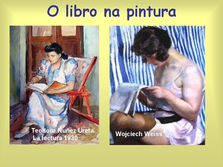 O libro na pintura Teodoro Nuñez Ureta. La lectura 1930 Wojciech Weiss 