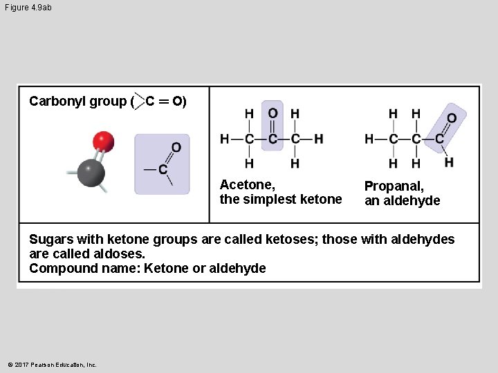 Figure 4. 9 ab Carbonyl group ( C ═ O) Acetone, the simplest ketone