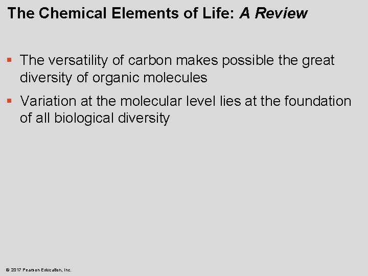 The Chemical Elements of Life: A Review § The versatility of carbon makes possible