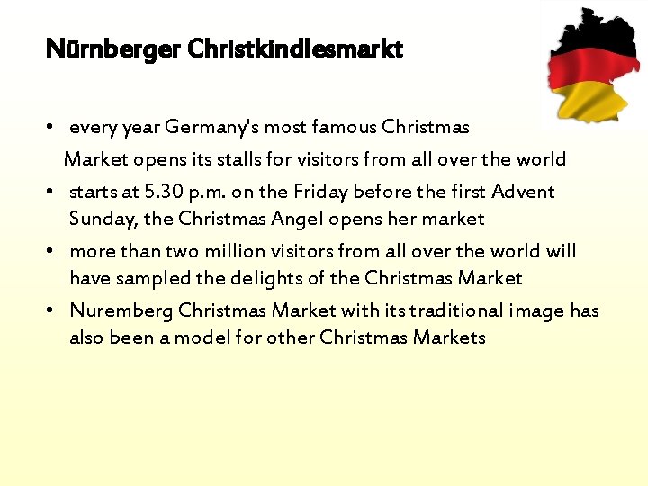 Nürnberger Christkindlesmarkt • every year Germany's most famous Christmas Market opens its stalls for