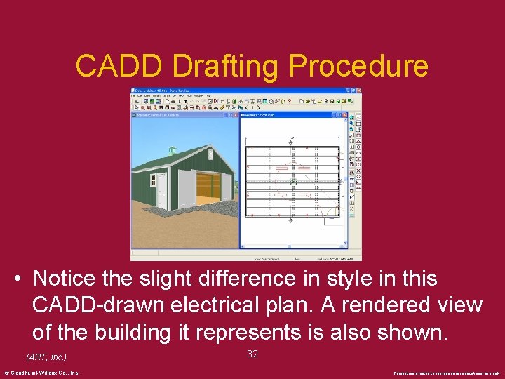 CADD Drafting Procedure • Notice the slight difference in style in this CADD-drawn electrical