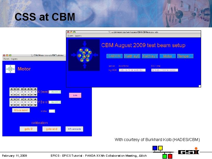 CSS at CBM With courtesy of Burkhard Kolb (HADES/CBM) February 11, 2009 EPICS -