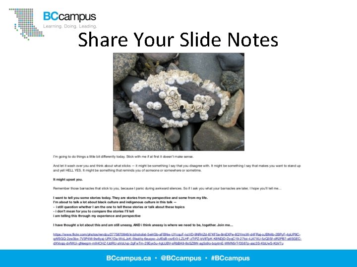 Share Your Slide Notes 