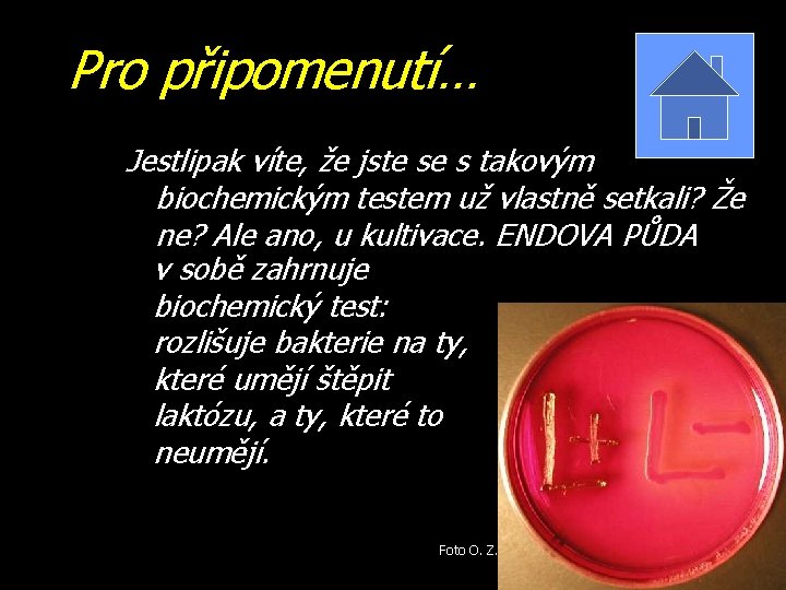 Pro připomenutí… Jestlipak víte, že jste se s takovým biochemickým testem už vlastně setkali?