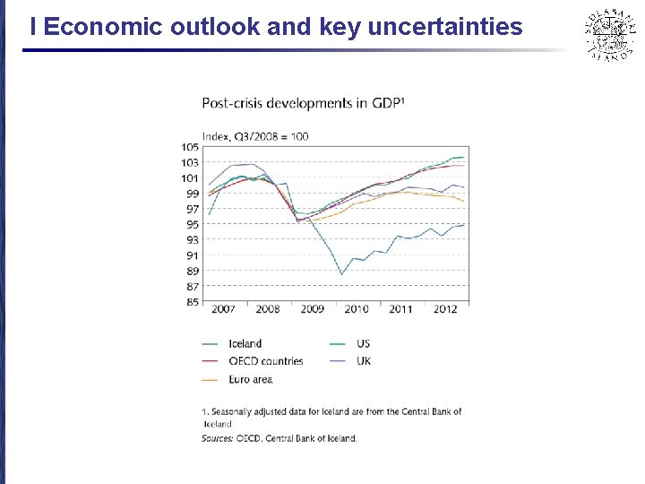 I Economic outlook and key uncertainties 