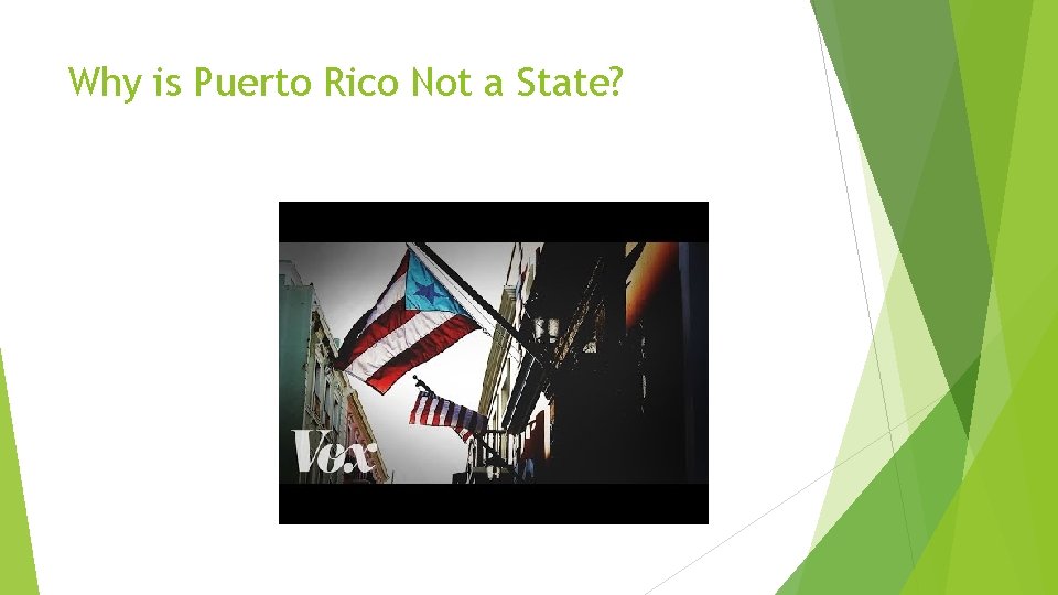 Why is Puerto Rico Not a State? 