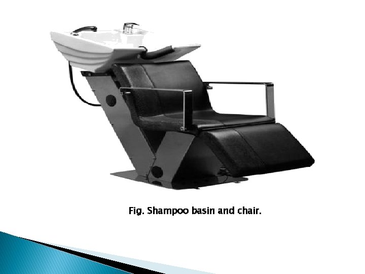 Fig. Shampoo basin and chair. 
