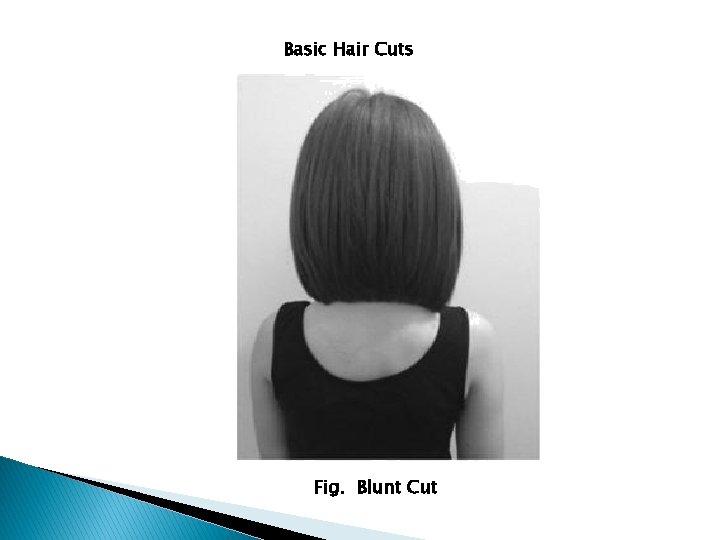 Basic Hair Cuts Fig. Blunt Cut 