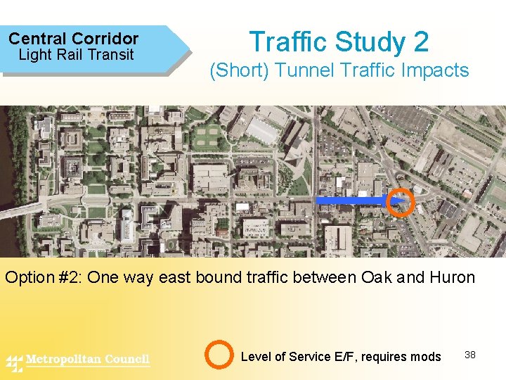 Central Corridor Light Rail Transit Traffic Study 2 (Short) Tunnel Traffic Impacts Option #2: