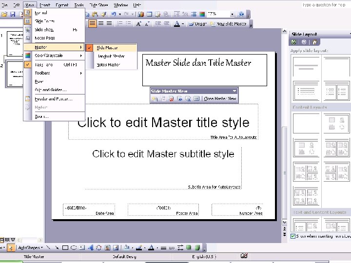 Master Slide dan Title Master 