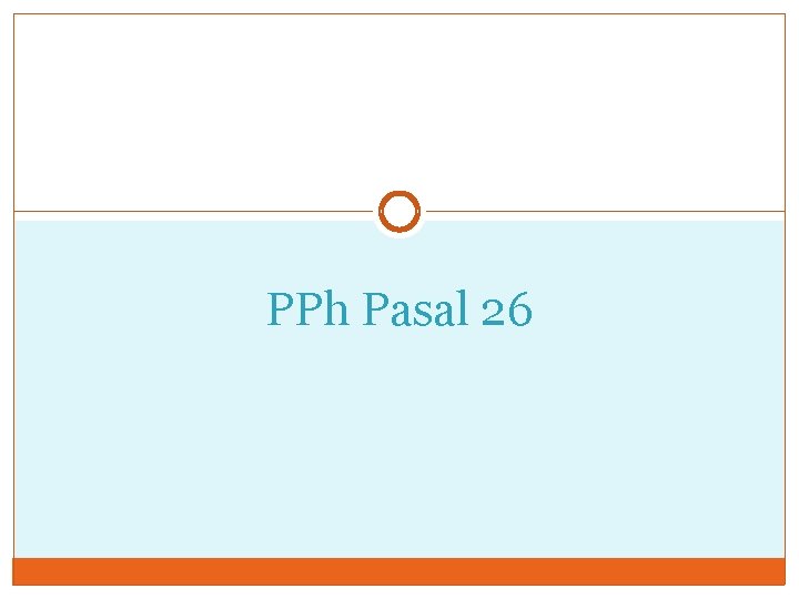 PPh Pasal 26 